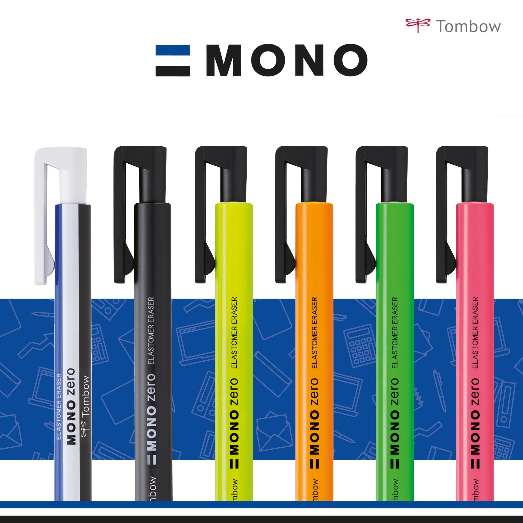 ゴツモリ消しゴム Amazon | (White) - Tombow 2.3 mm Round Tip MONO Zero Refillable